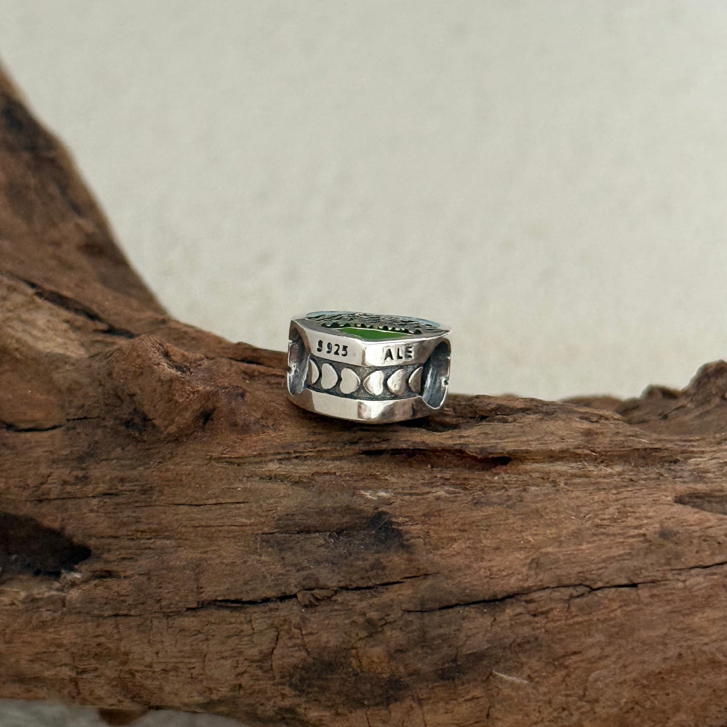 Wyoming Exclusive Heart Bead Charm for Pandora Bracelet