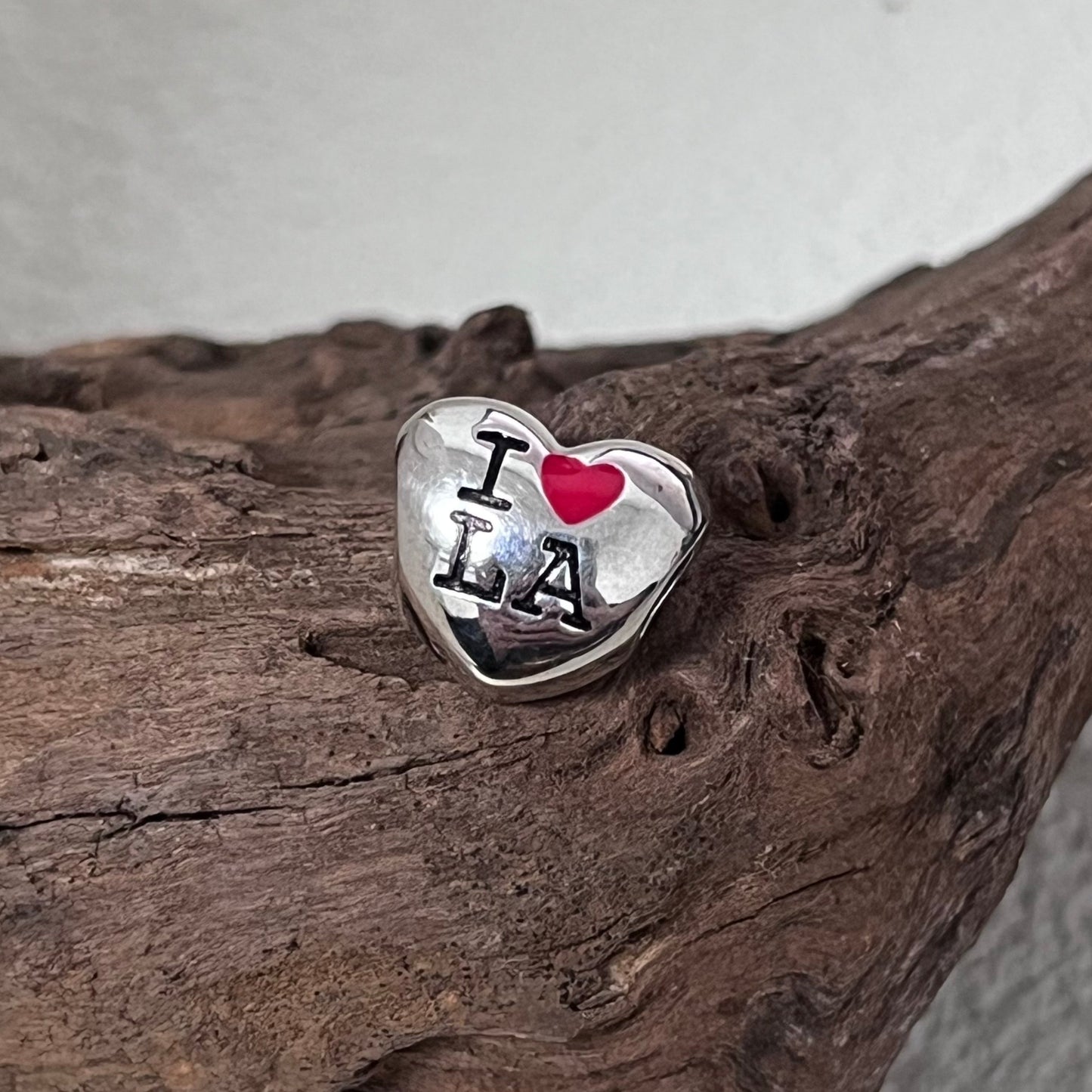 I Love LA Los Angeles Exclusive Heart Bead Charm for Pandora Bracelet