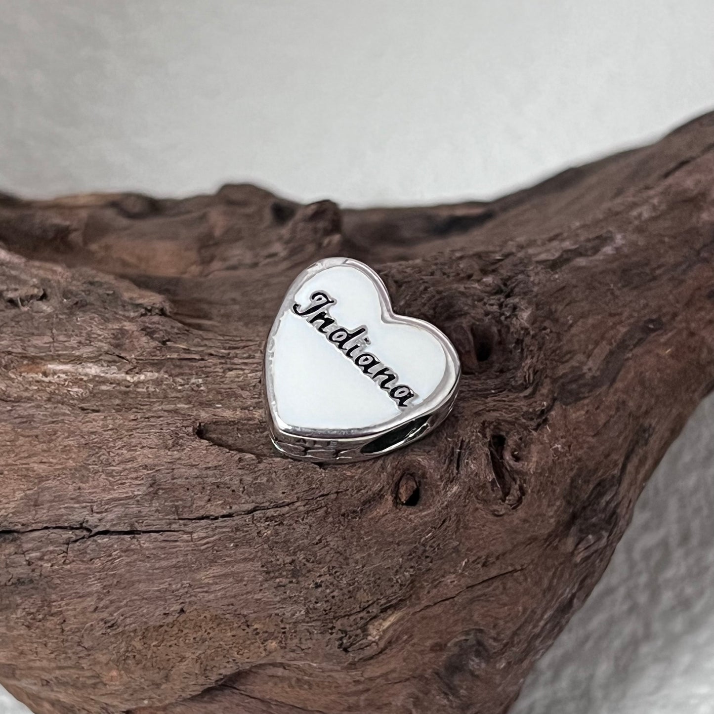 Indiana Exclusive Heart Bead Charm for Pandora Bracelet