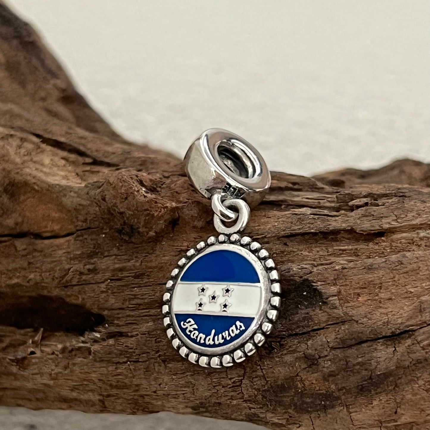 Honduras Flag Exclusive Dangle Charm for Pandora Bracelet