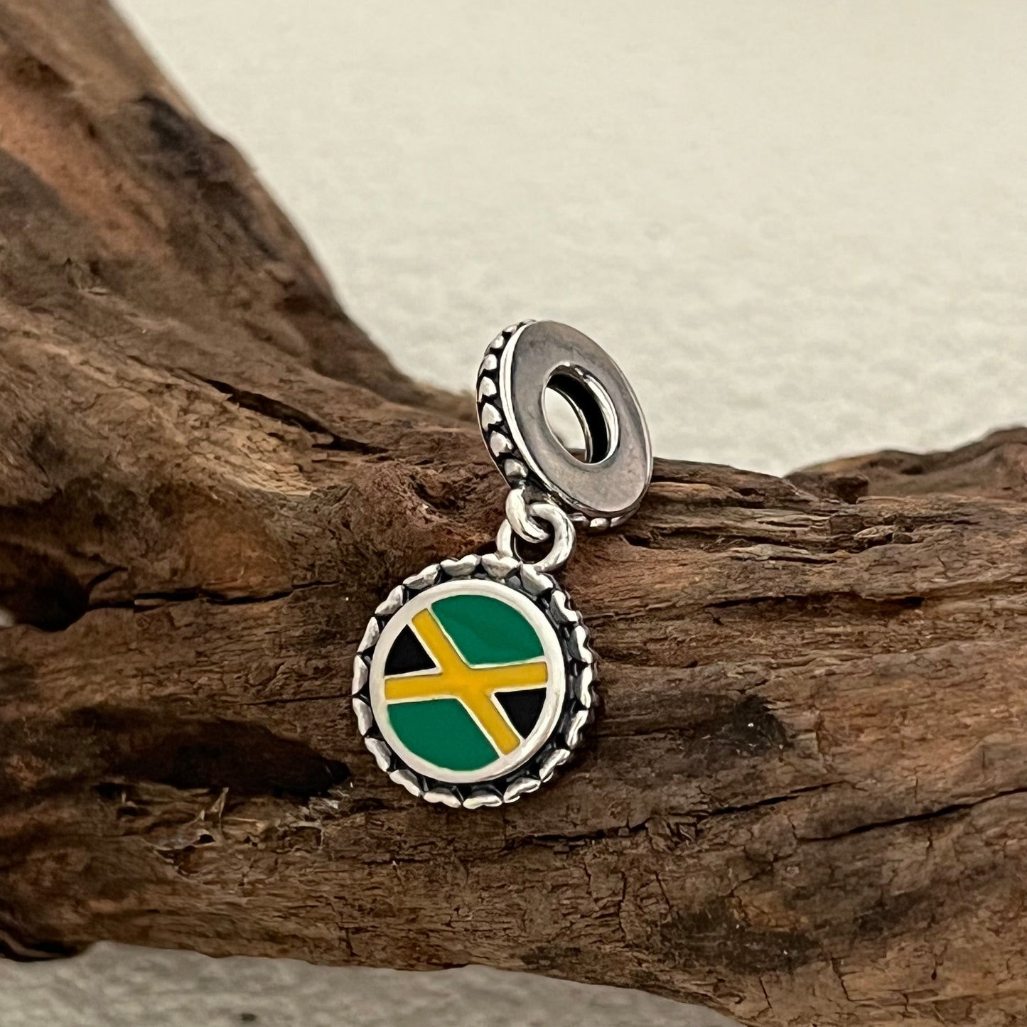 Jamaica Flag Exclusive Dangle Charm for Pandora Bracelet