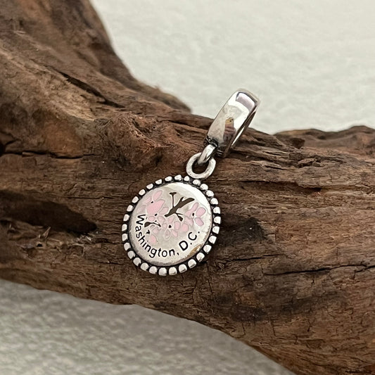 Washington, D.C. Cherry Blossom Exclusive Dangle Charm for Pandora Bracelet