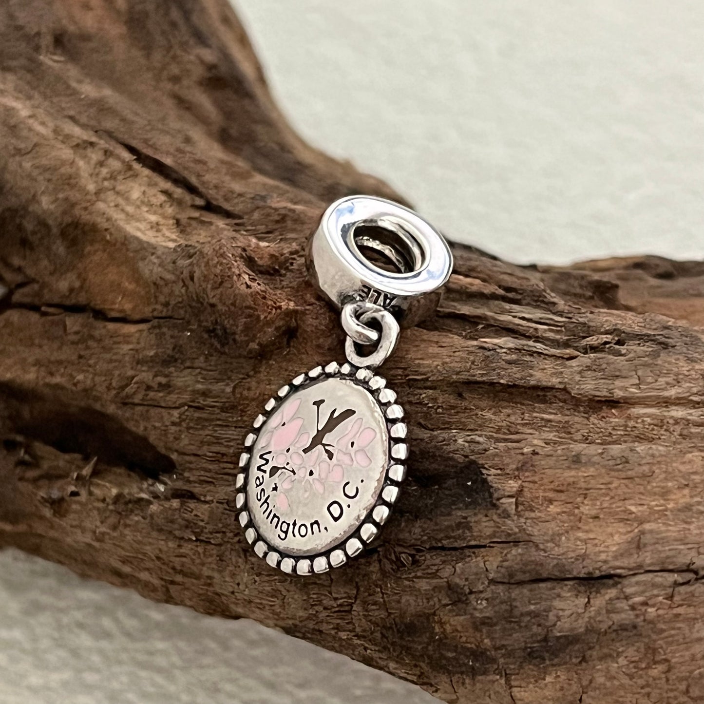 Washington, D.C. Cherry Blossom Exclusive Dangle Charm for Pandora Bracelet