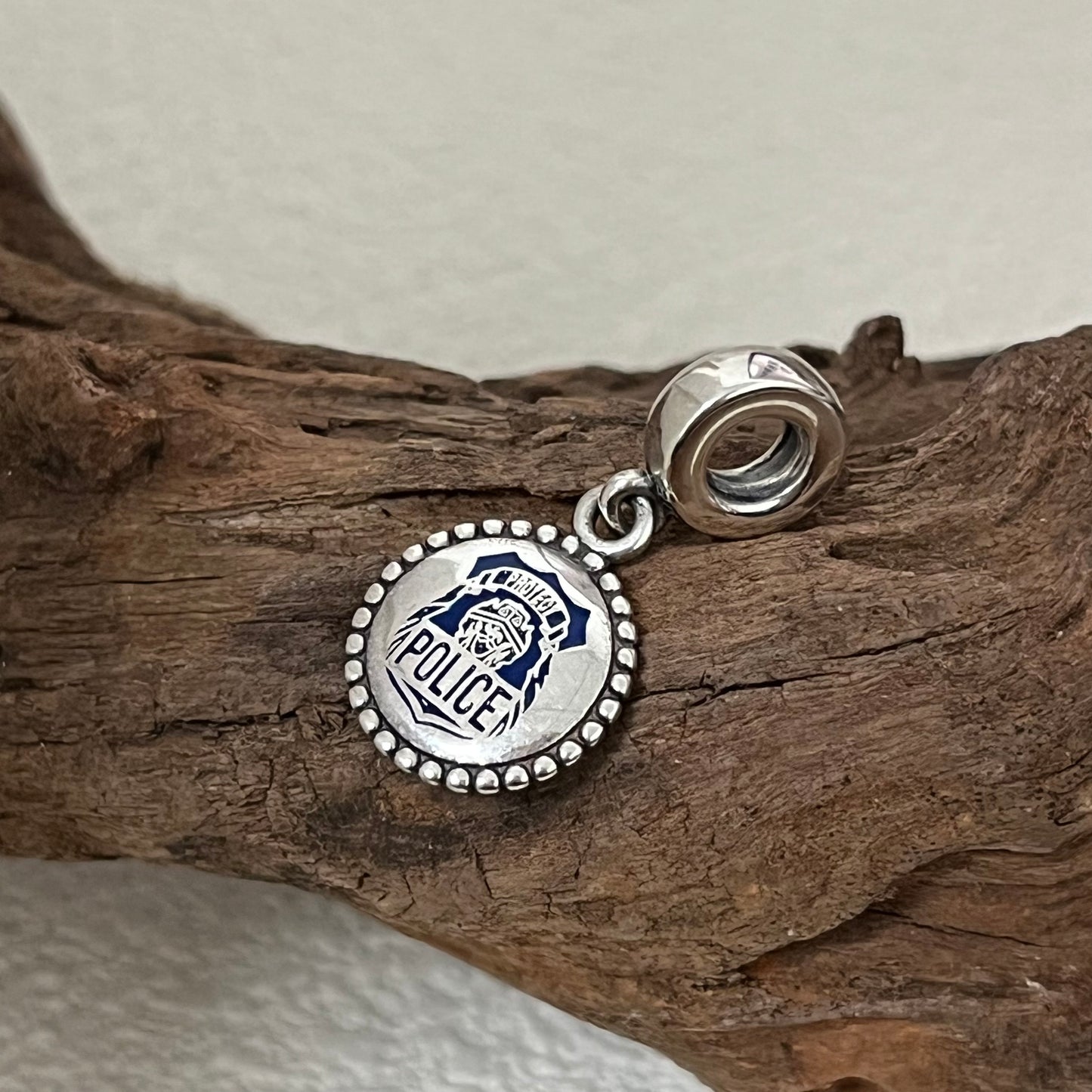 Police Badge Exclusive Dangle Charm for Pandora Bracelet