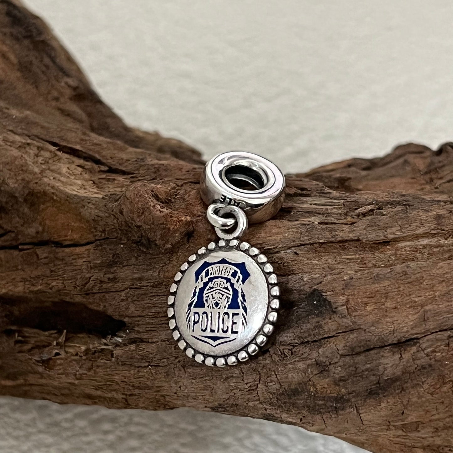 Police Badge Exclusive Dangle Charm for Pandora Bracelet