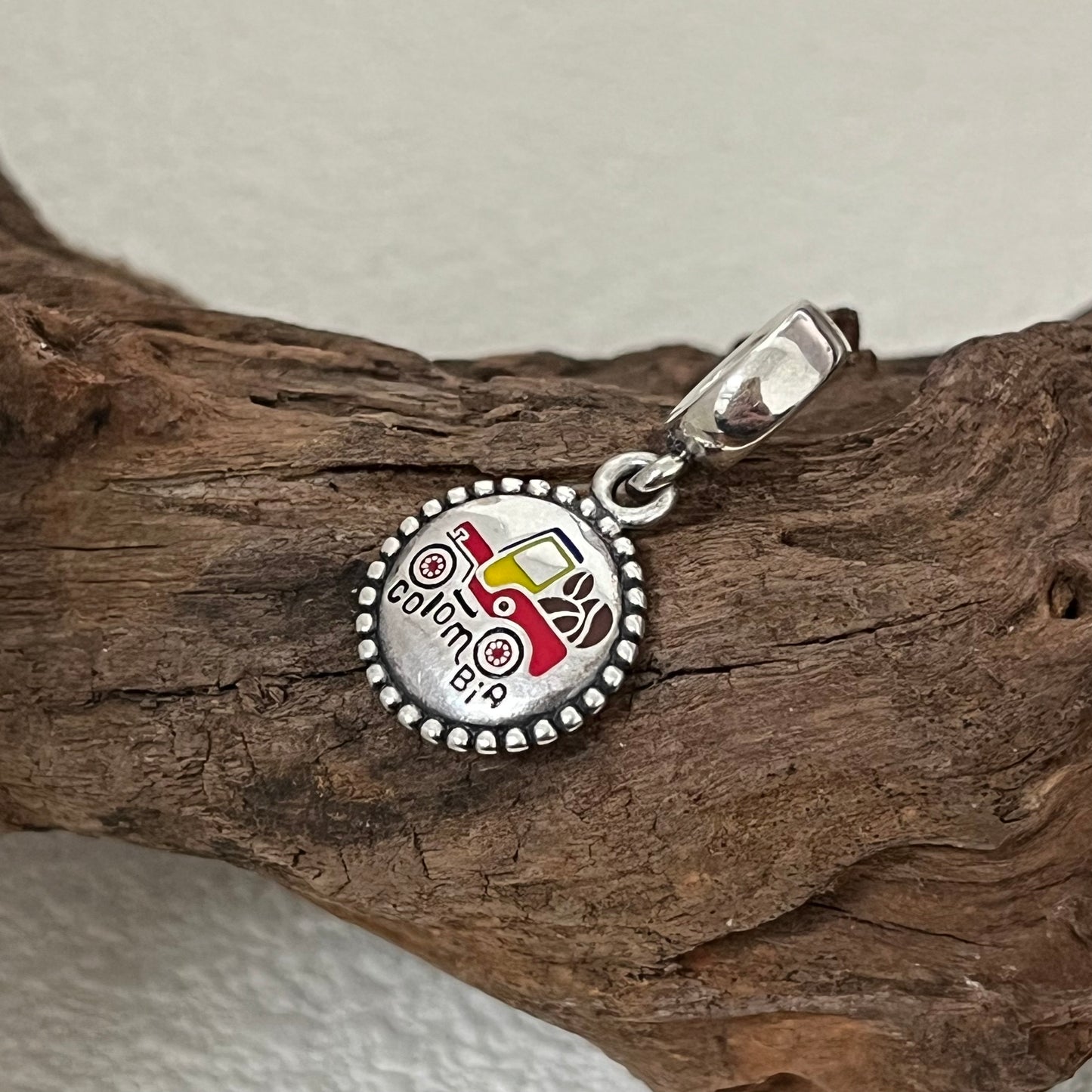 Colombia Exclusive Car Dangle Charm for Pandora Bracelet