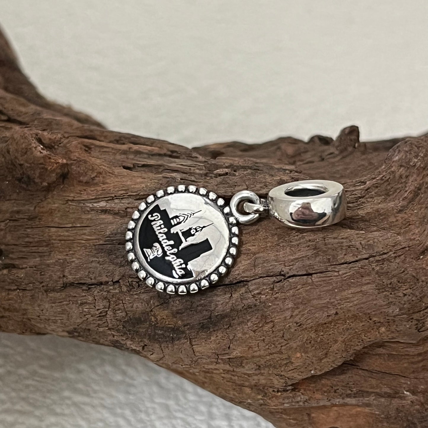 Philadelphia PA City Exclusive Dangle Charm for Pandora Bracelet