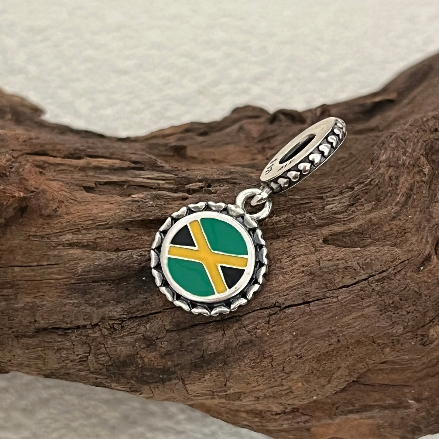 Jamaica Flag Exclusive Dangle Charm for Pandora Bracelet