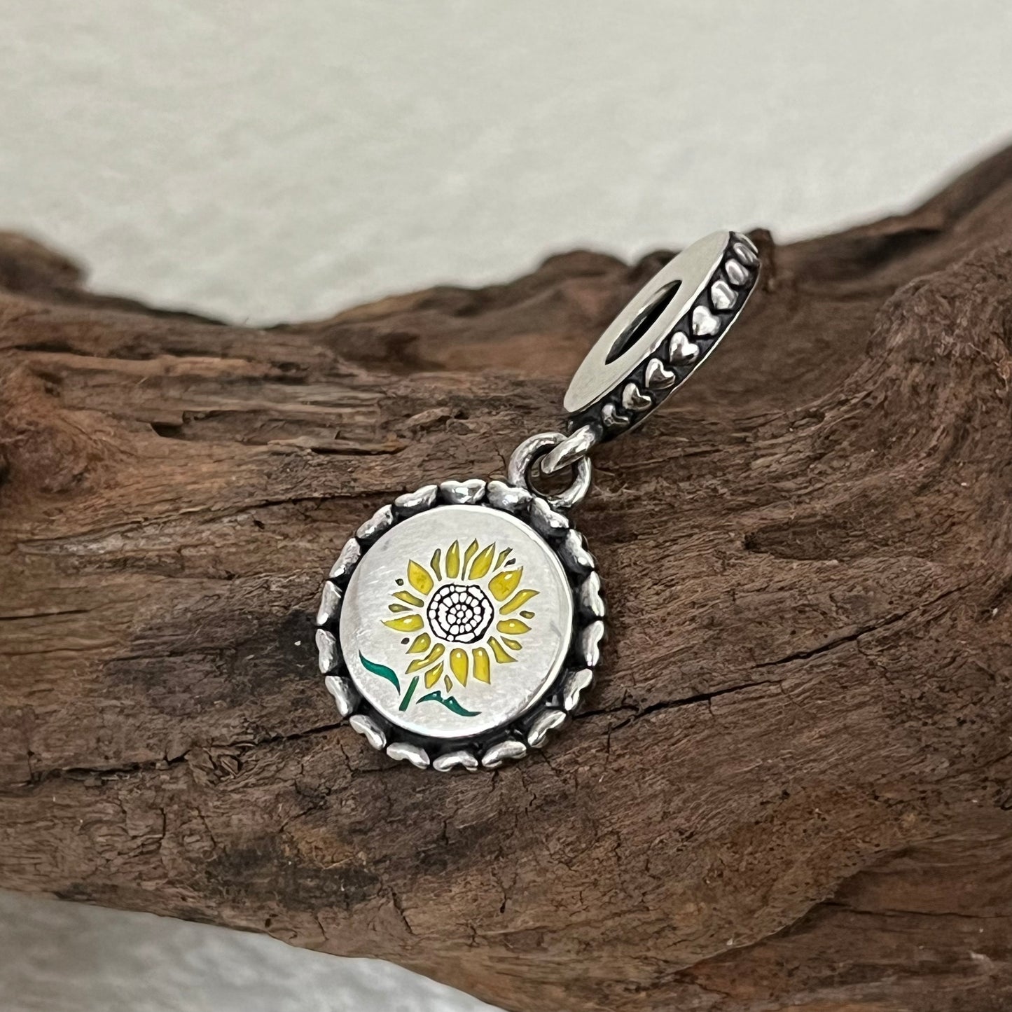 Sunflower Love For All Exclusive Dangle Charm for Pandora Bracelet