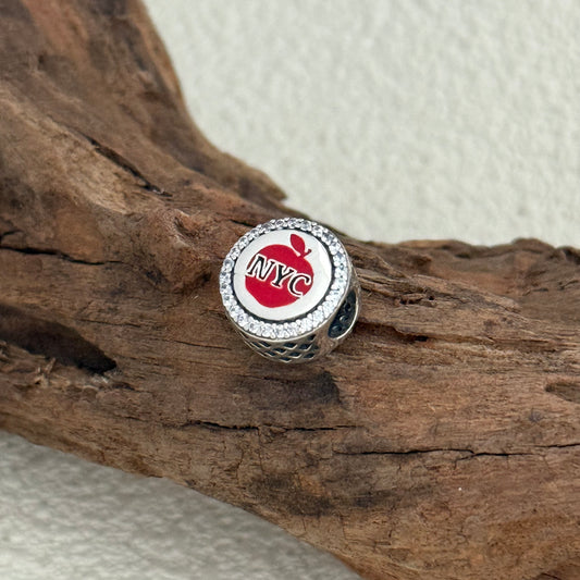NYC New York City Exclusive Bead Charm S925 Silver for Pandora Bracelet