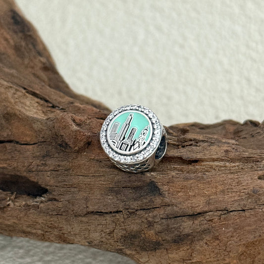 Chicago City Skyline Exclusive Bead Charm S925 Silver for Pandora Bracelet