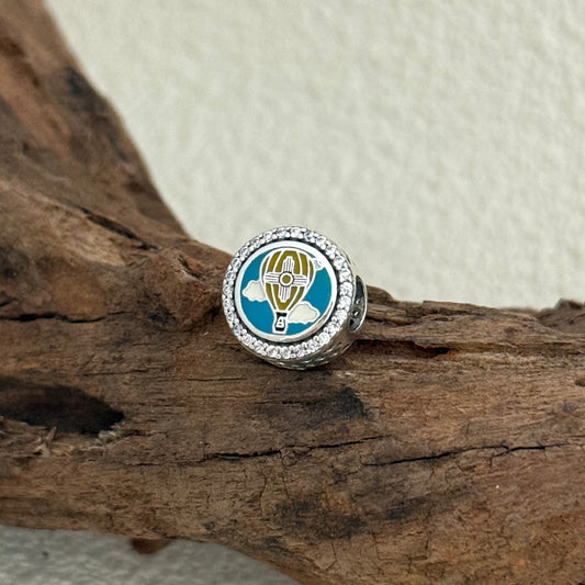 New Mexico Hot air balloon Exclusive Bead Charm S925 Silver for Pandora Bracelet