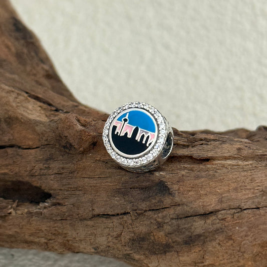 San Antonio Texas Exclusive Bead Charm S925 Silver for Pandora Bracelet