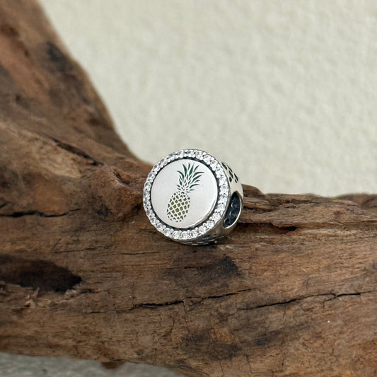 Hawaii Pineapple Exclusive Bead Charm S925 Silver for Pandora Bracelet