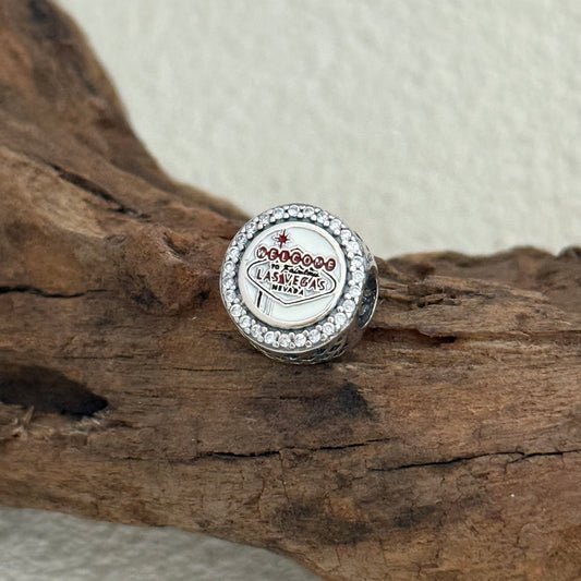 Las Vegas Exclusive Bead Charm S925 Silver for Pandora Bracelet