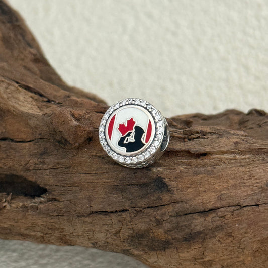Salute Our Troops Canada Exclusive Bead Charm S925 Silver for Pandora Bracelet