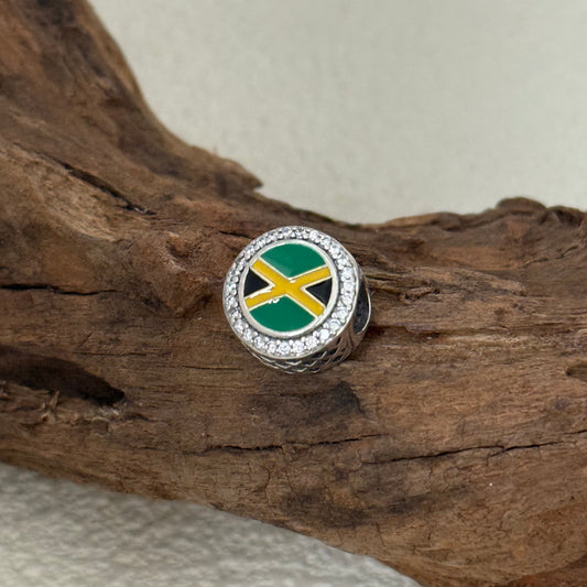 Jamaica Flag Exclusive Bead Charm S925 Silver for Pandora Bracelet