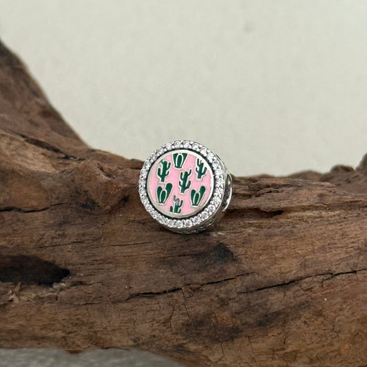 Cactus Curacao Exclusive Bead Charm S925 Silver for Pandora Bracelet