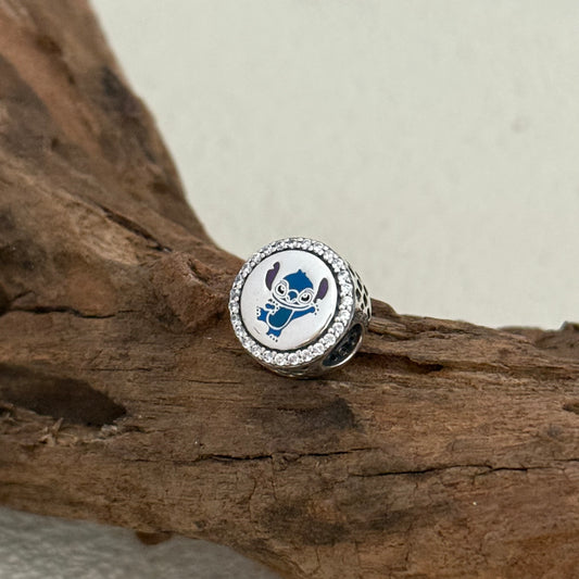 Lilo Stitch Stitch And Angel Exclusive Bead Charm S925 Silver for Pandora Bracelet