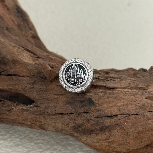 New York city Exclusive Bead Charm S925 Silver for Pandora Bracelet