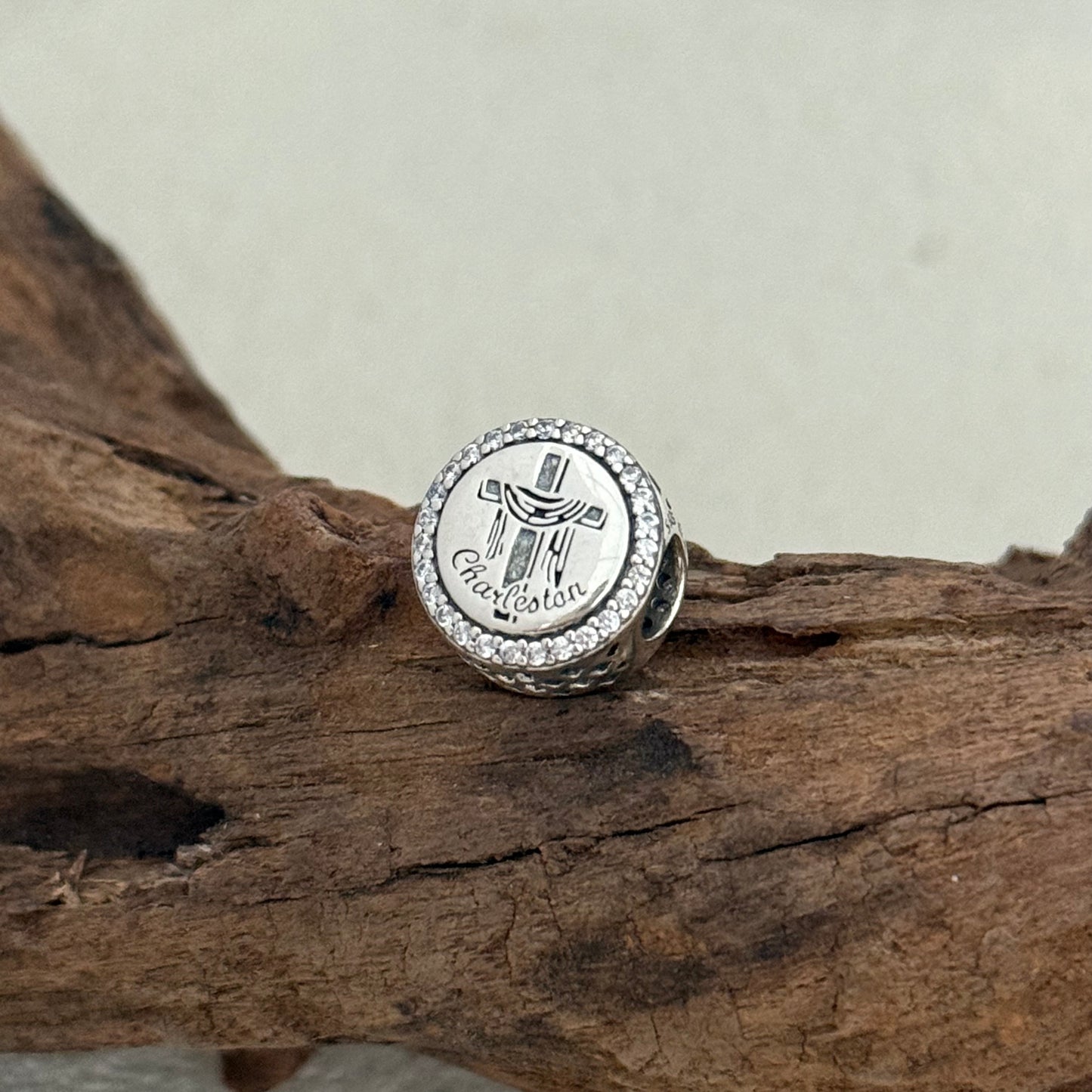 charleston he is risen Exclusive Bead Charm S925 Silver for Pandora Bracelet