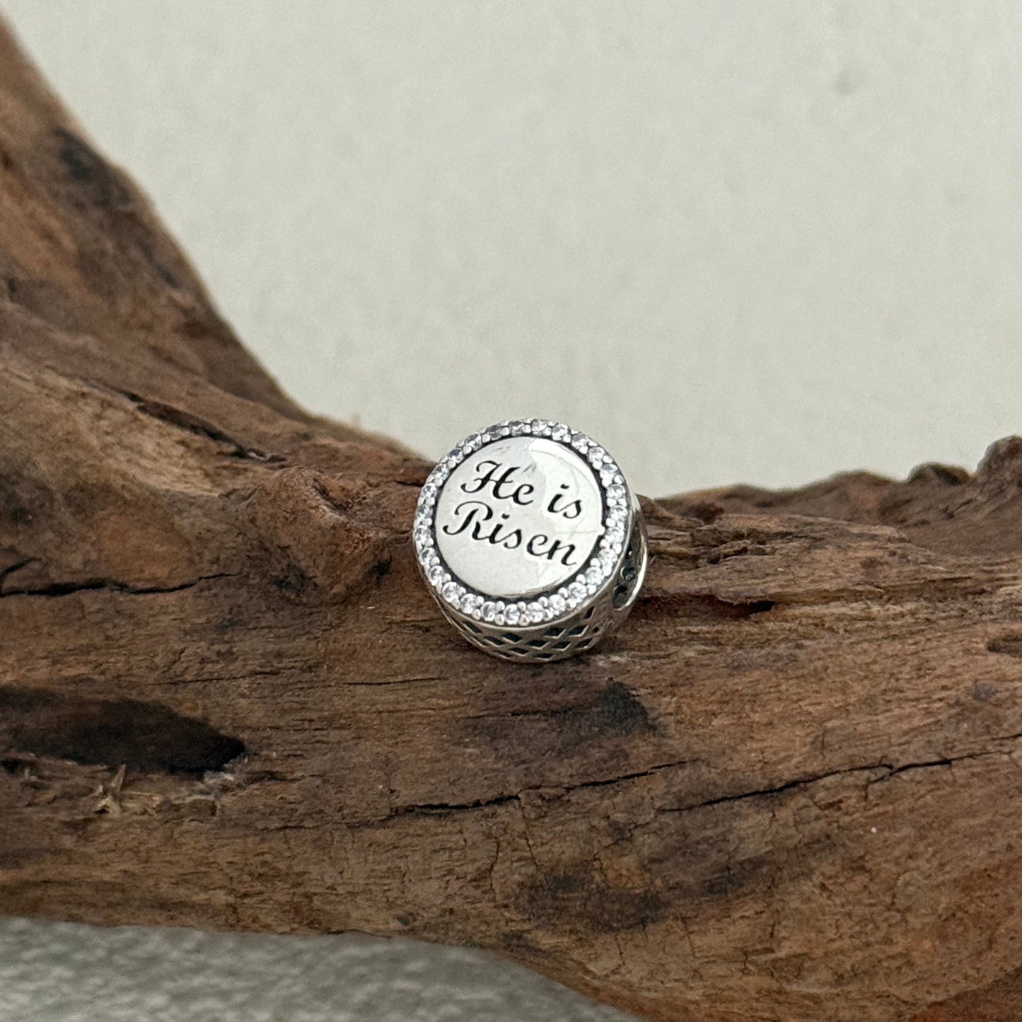 charleston he is risen Exclusive Bead Charm S925 Silver for Pandora Bracelet