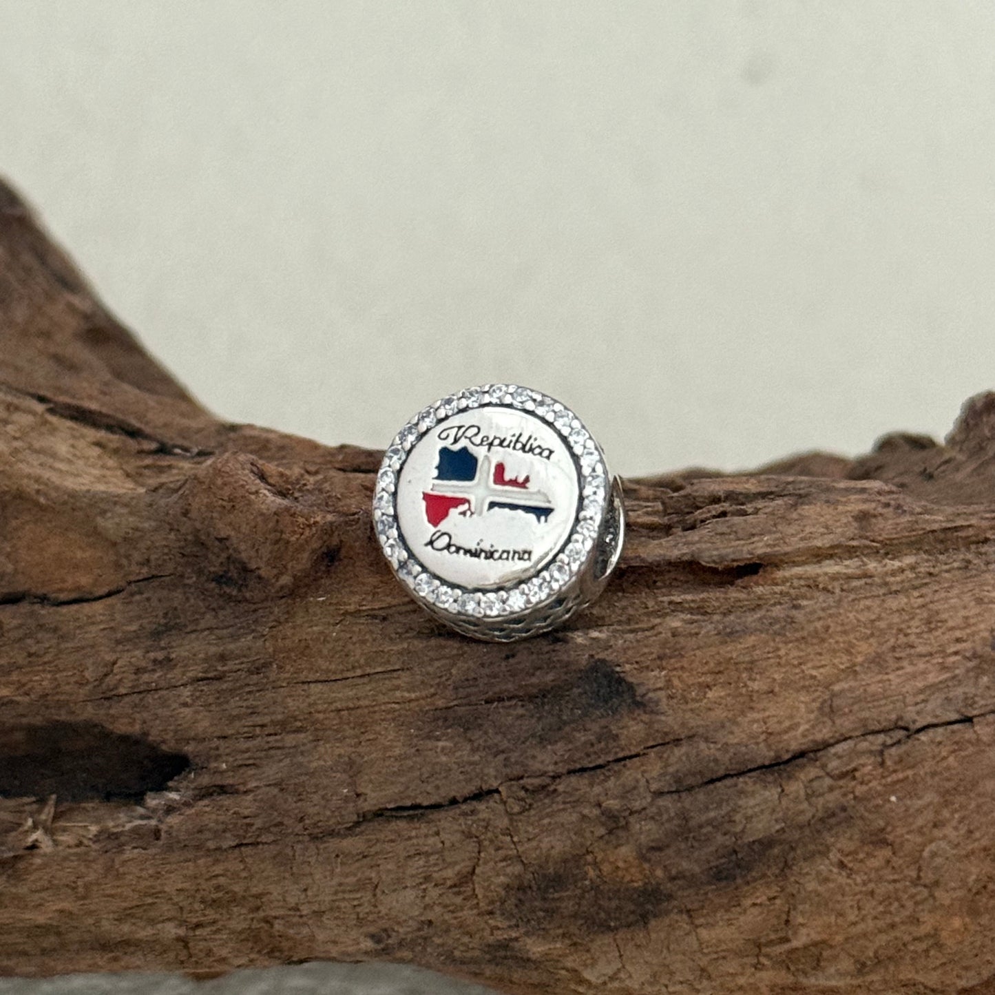 Dominican Republic Exclusive Bead Charm S925 Silver for Pandora Bracelet