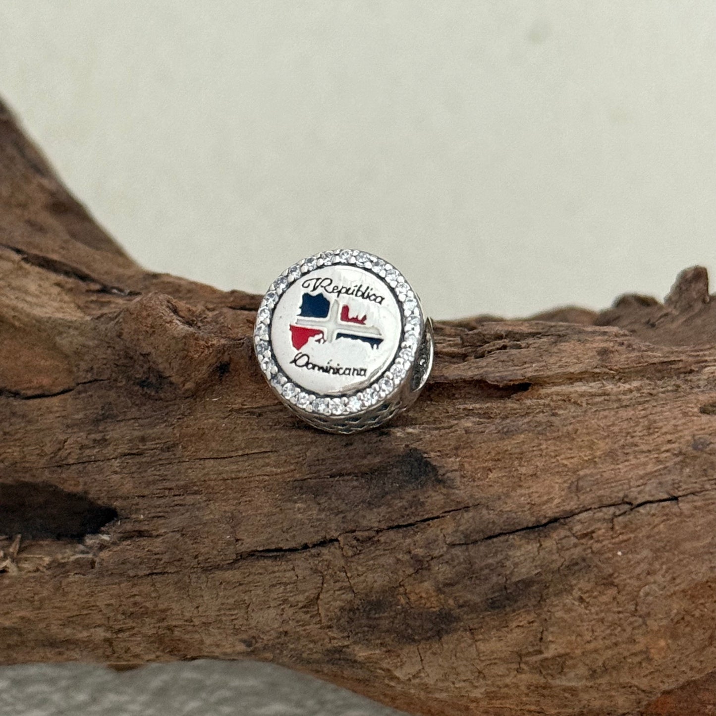 Dominican Republic Exclusive Bead Charm S925 Silver for Pandora Bracelet