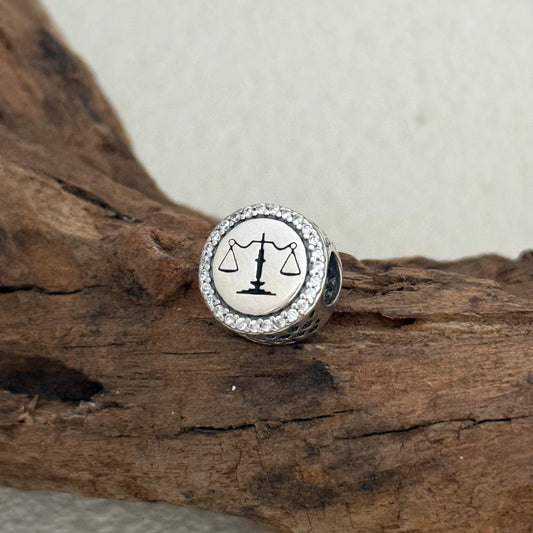 Law Justice Freedom Exclusive Bead Charm S925 Silver for Pandora Bracelet
