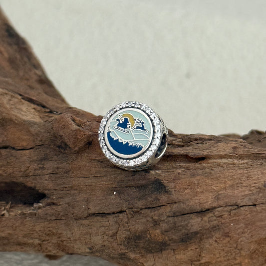 Great Smoky Mountains Sleigh Exclusive Bead Charm for Pandora Bracelet