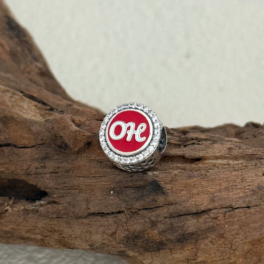 Ohio Exclusive Bead Charm S925 Silver for Pandora Bracelet