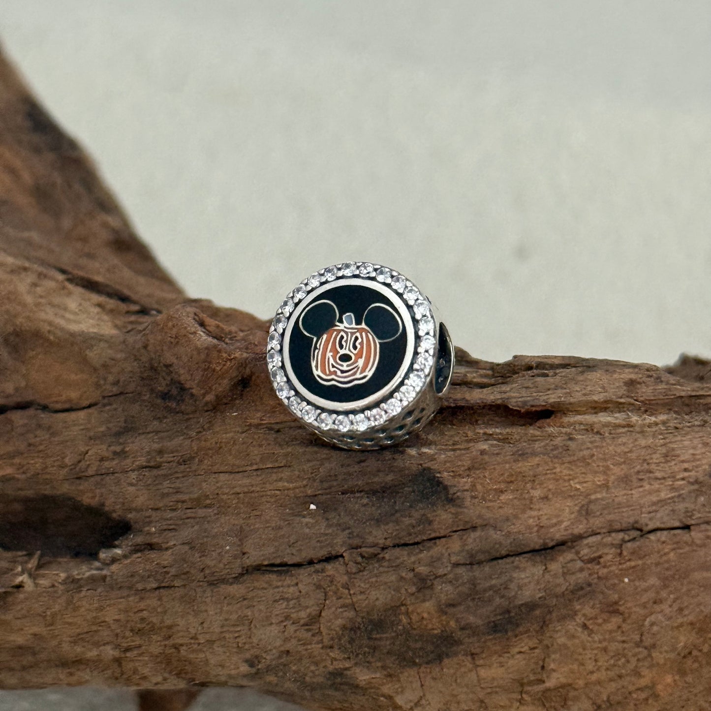 Disney Pumpkin Mickey Boo！Halloween Exclusive Bead Charm for Pandora Bracelet
