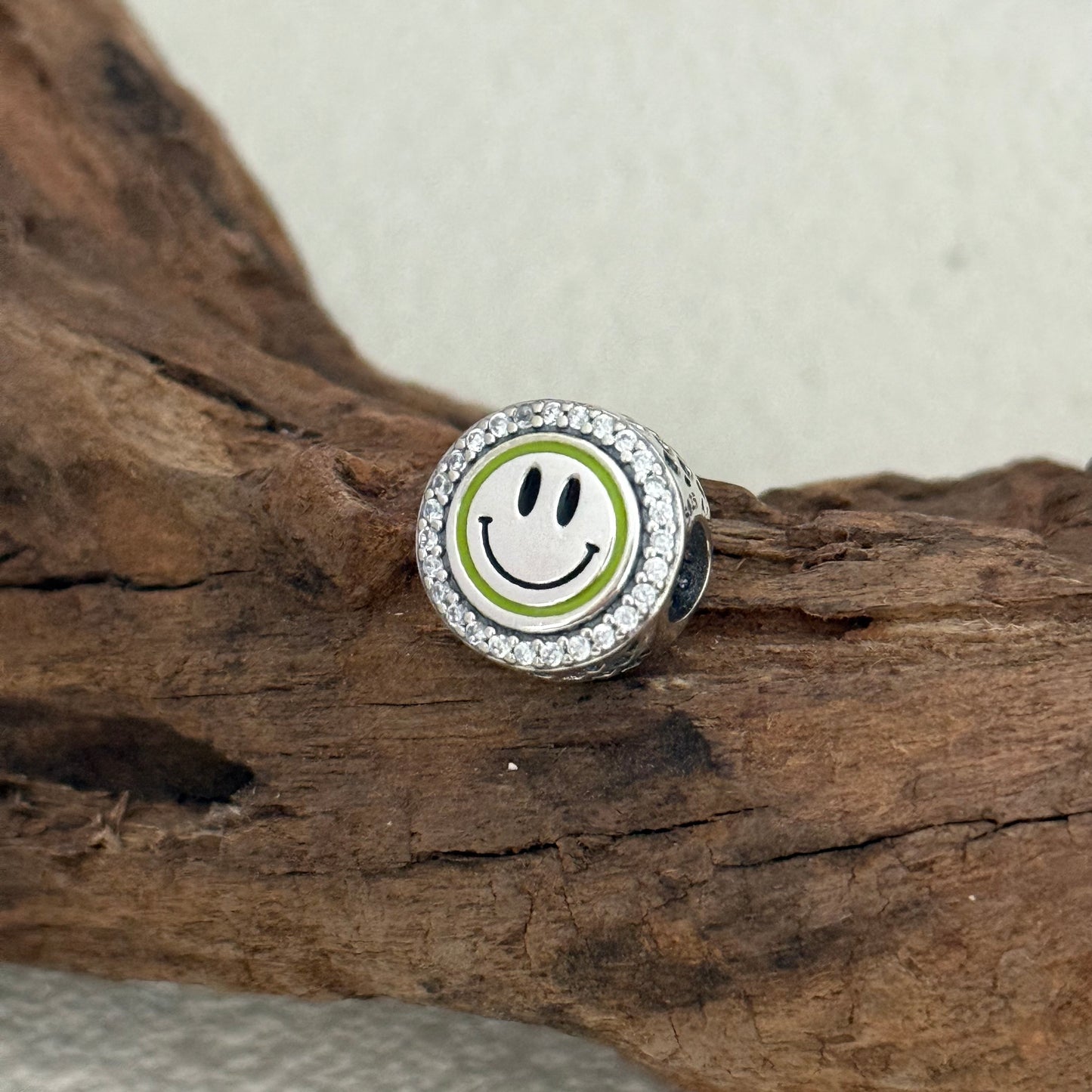 Smile hehe, Smiling face Exclusive Bead Charm S925 Silver for Pandora Bracelet