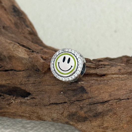 Smile hehe, Smiling face Exclusive Bead Charm S925 Silver for Pandora Bracelet