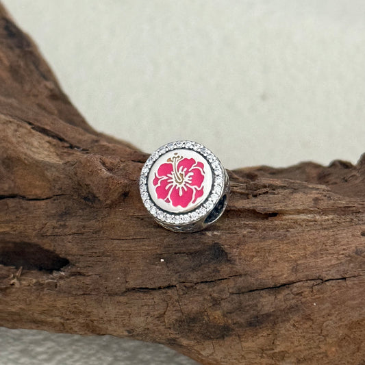 Maui Flowers Exclusive Bead Charm for Pandora Bracelet