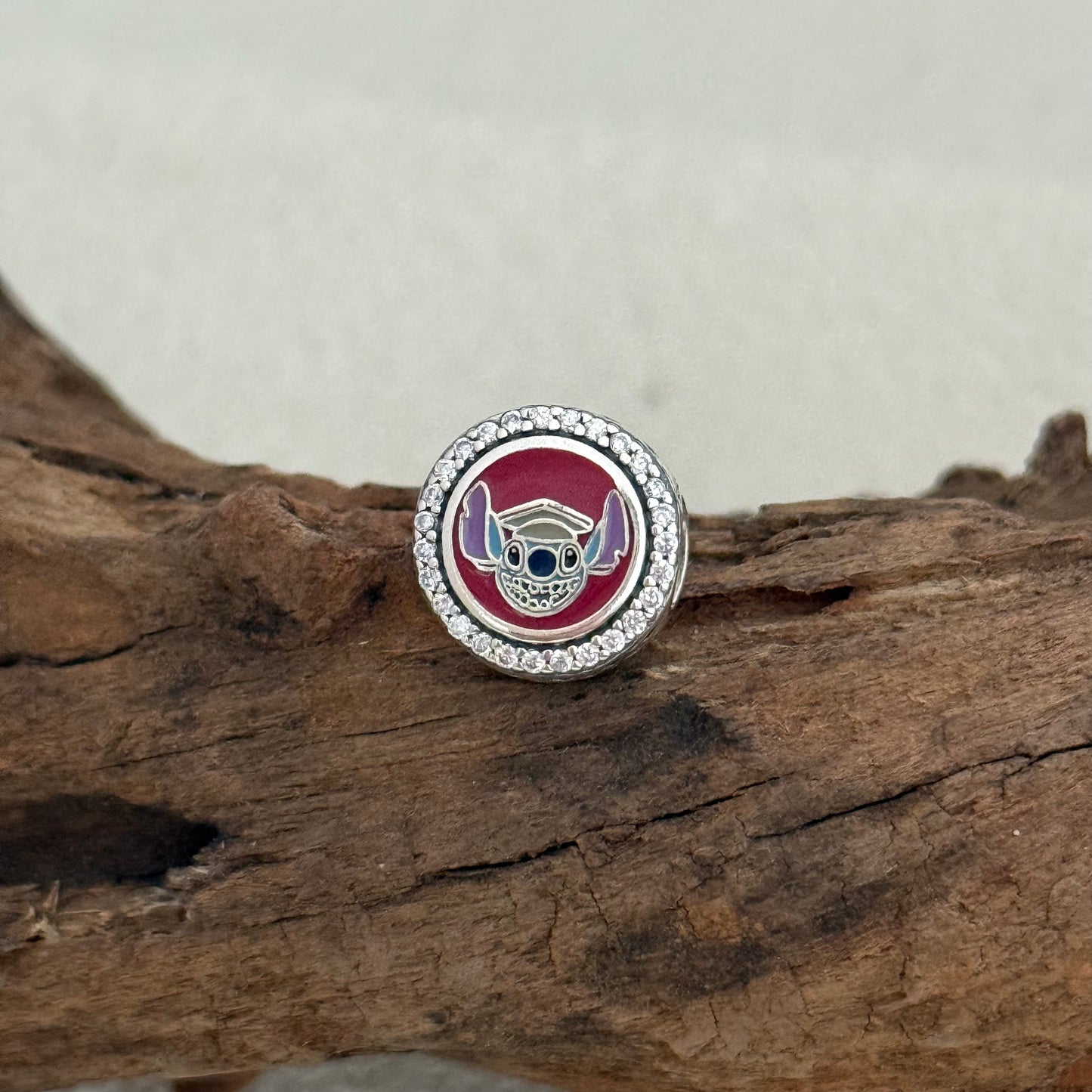 Disney Parks Stitch “Class of 2022” Graduation Exclusive Bead Charm for Pandora Bracelet