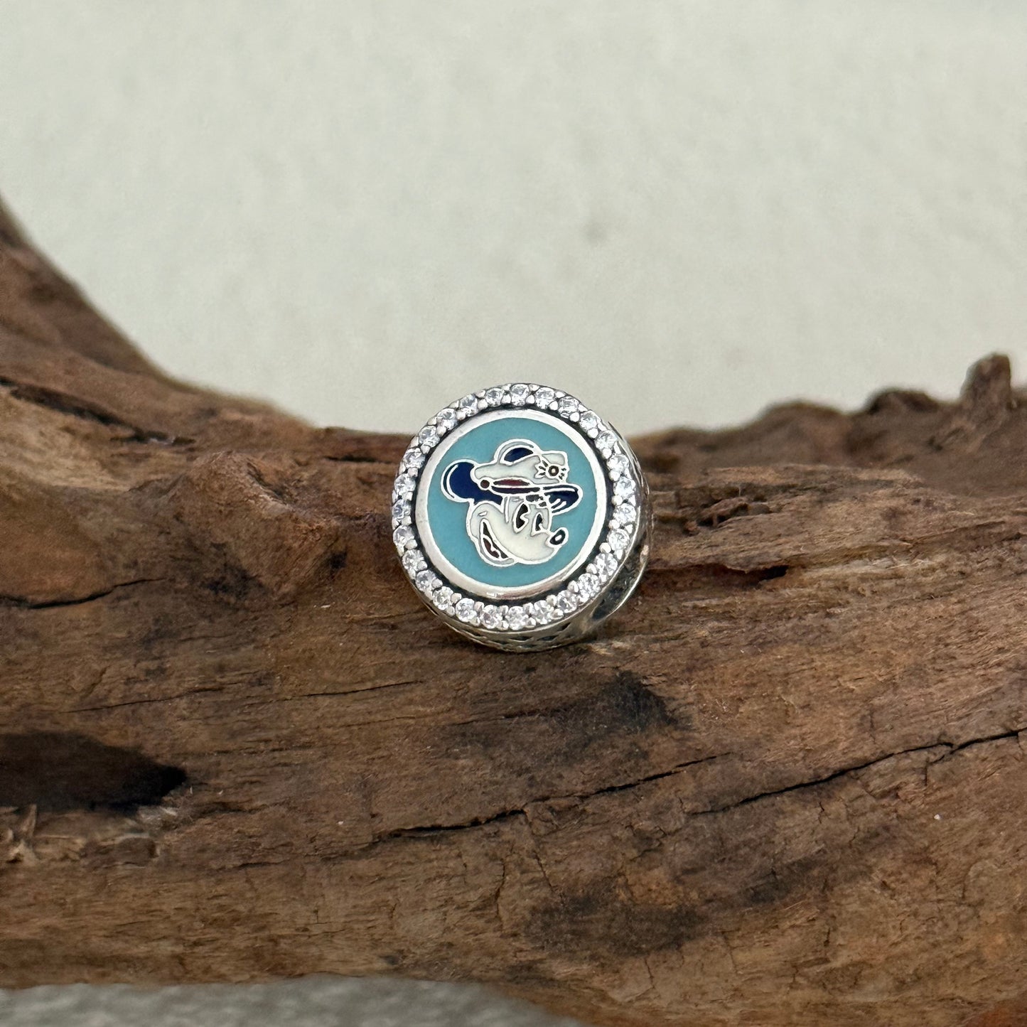 Disney Wish Captain Mickey Exclusive Bead Charm S925 Silver for Pandora Bracelet