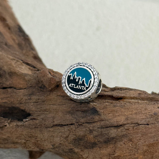 Atlanta City Exclusive Bead Charm S925 Silver for Pandora Bracelet