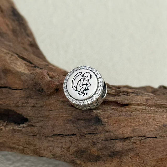 Saint Kitts and Nevis Monkey Exclusive Bead Charm for Pandora Bracelet