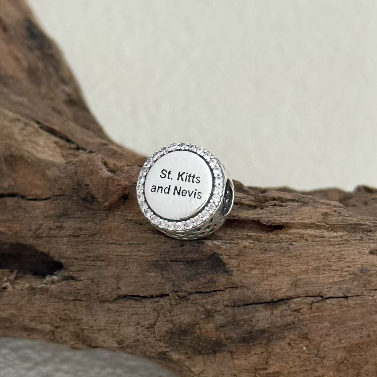 Saint Kitts and Nevis Monkey Exclusive Bead Charm for Pandora Bracelet