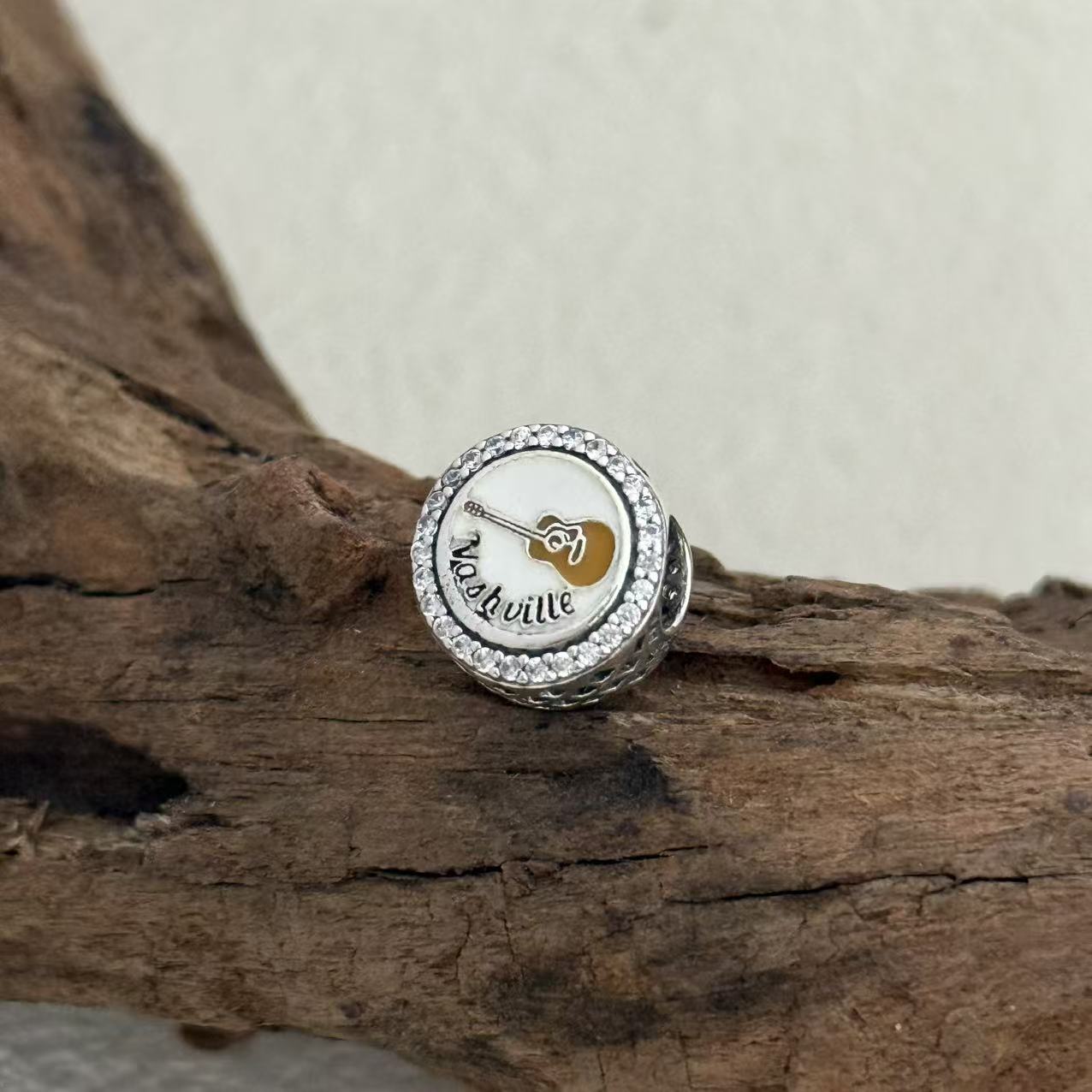 Nashville Music City Exclusive Bead Charm for Pandora Bracelet