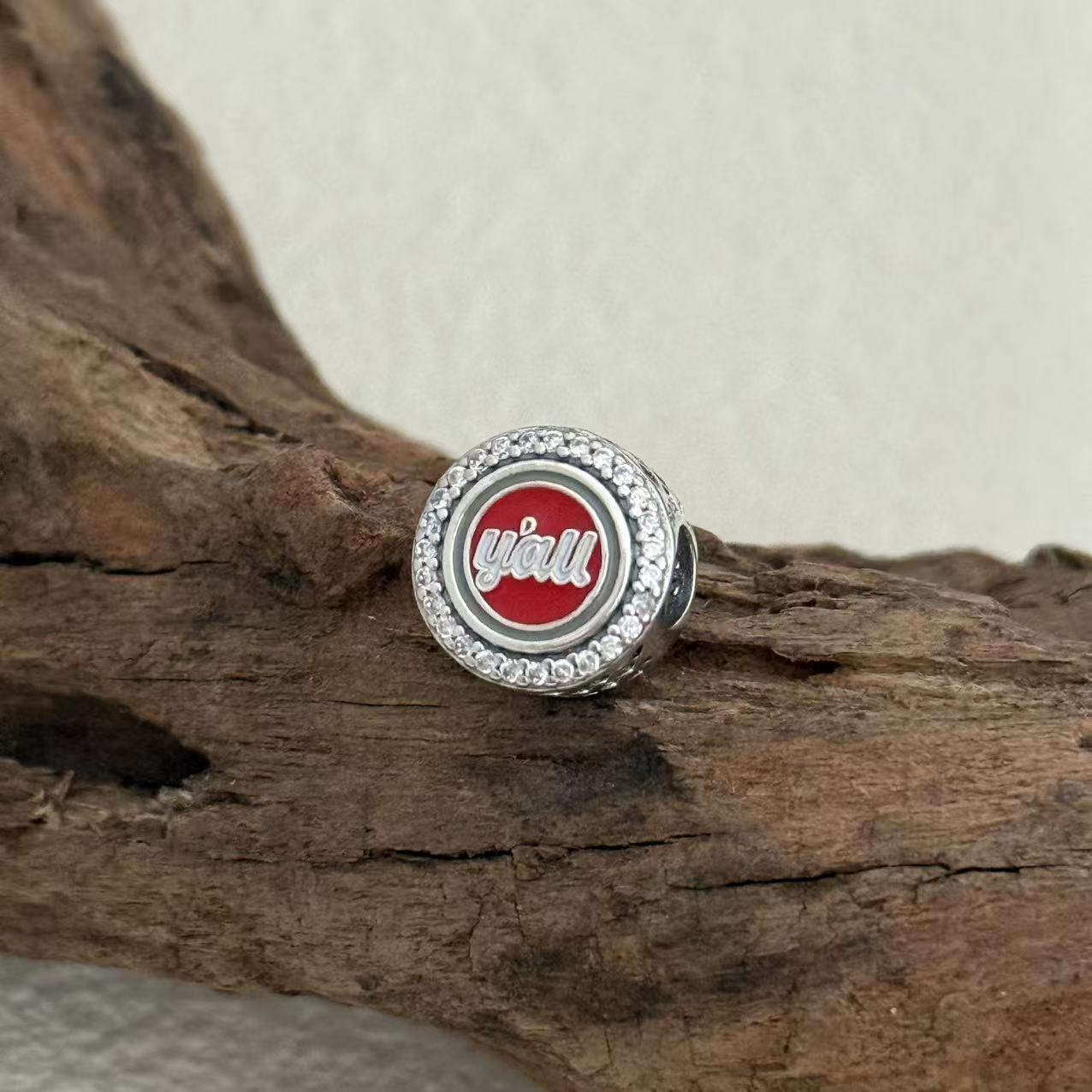 AL Y'all Exclusive Bead Charm S925 Silver for Pandora Bracelet