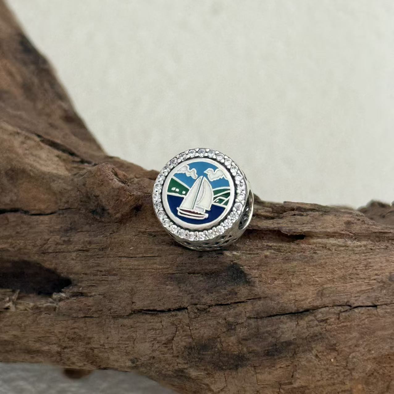 SML Smith Mountain Lake Exclusive Bead Charm S925 Silver for Pandora Bracelet