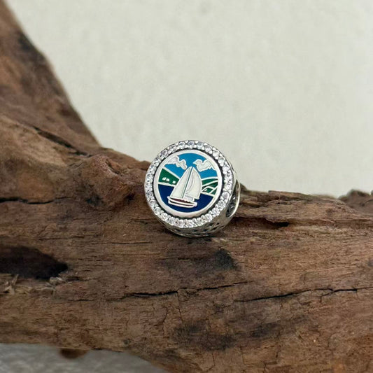 SML Smith Mountain Lake Exclusive Bead Charm S925 Silver for Pandora Bracelet