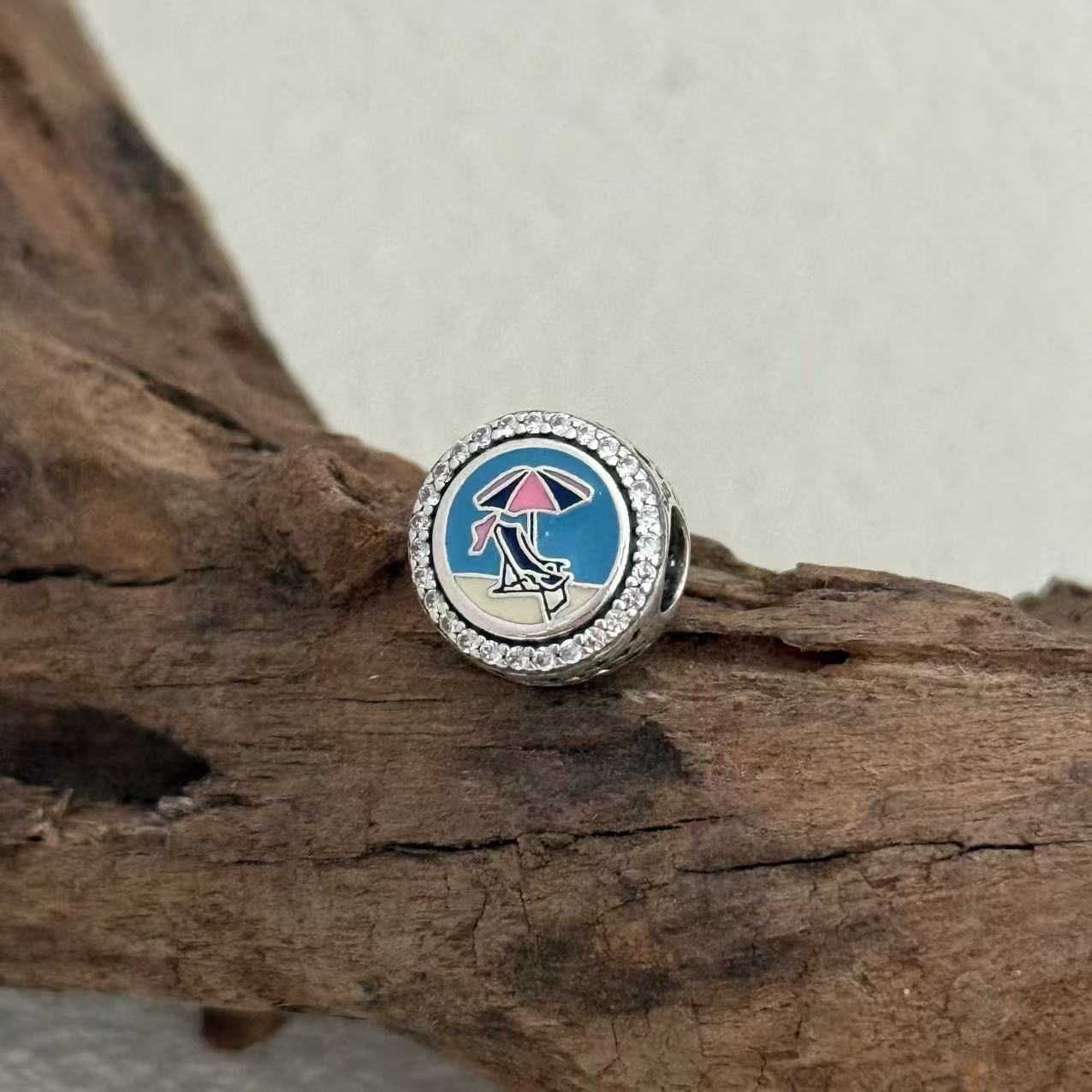 Sarasota Beach Exclusive Bead Charm S925 Silver for Pandora Bracelet