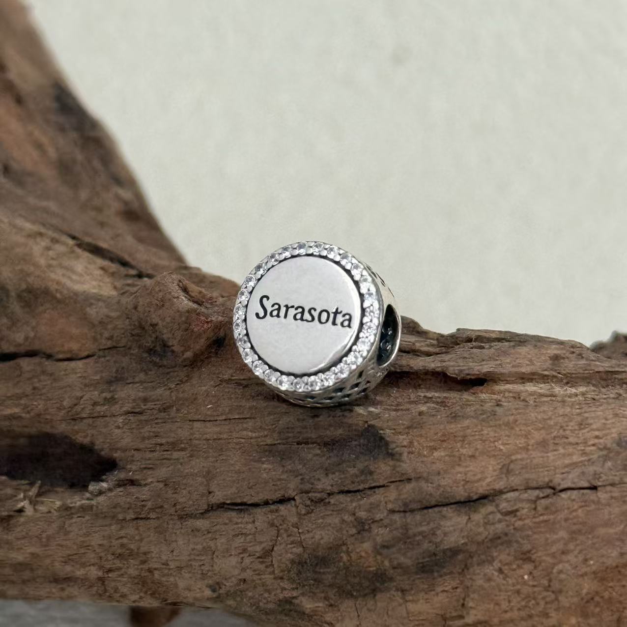 Sarasota Beach Exclusive Bead Charm S925 Silver for Pandora Bracelet