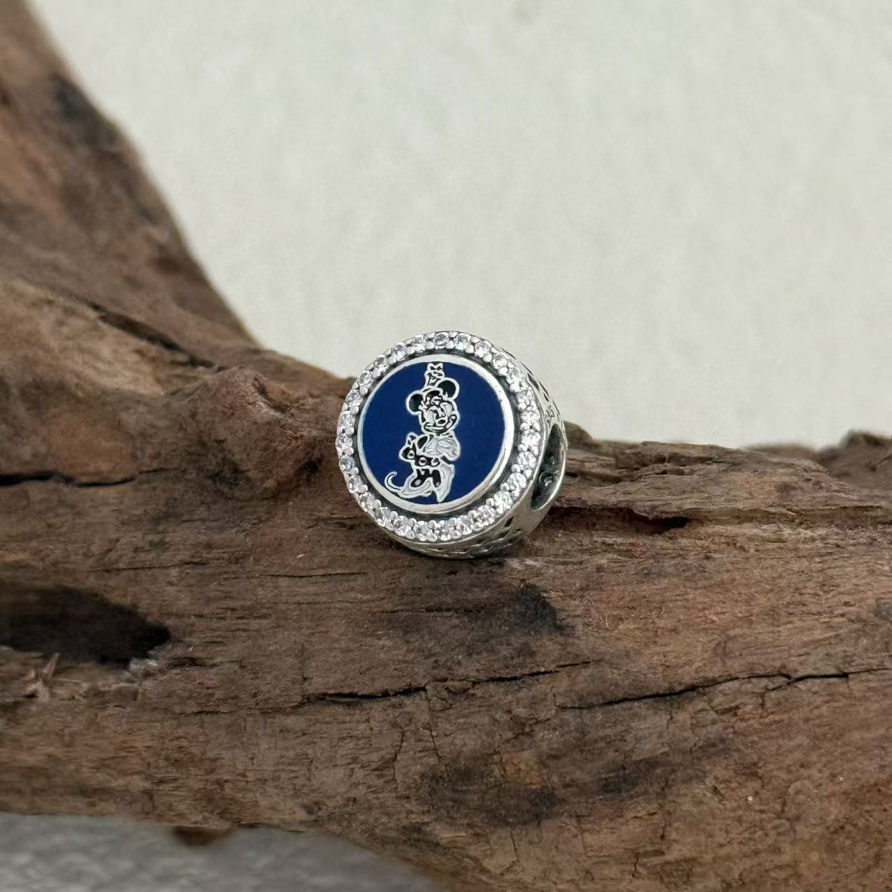2022 New Disney Parks Minnie Mouse Hanukkah Menorah Exclusive Bead Charm S925 Silver for Pandora Bracelet