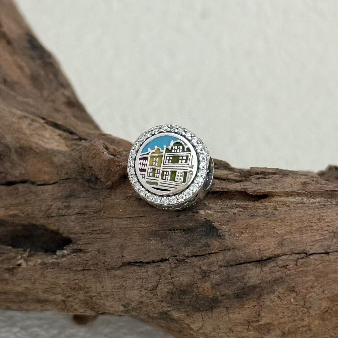 Rainbow Row Charleston Exclusive Bead Charm for Pandora Bracelet