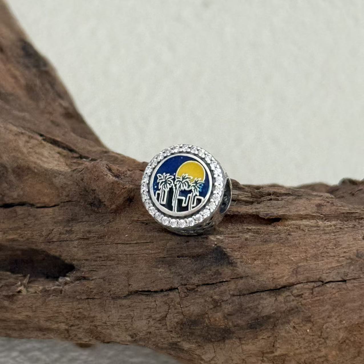 Ft. Lauderdale FTL City Night Scene Exclusive Bead Charm S925 Silver for Pandora Bracelet