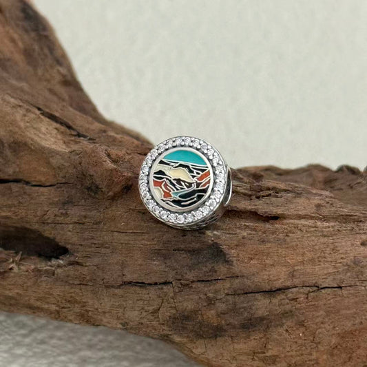 Grand Canyon View of a Lifetime Exclusive Bead Charm S925 Silver for Pandora Bracelet